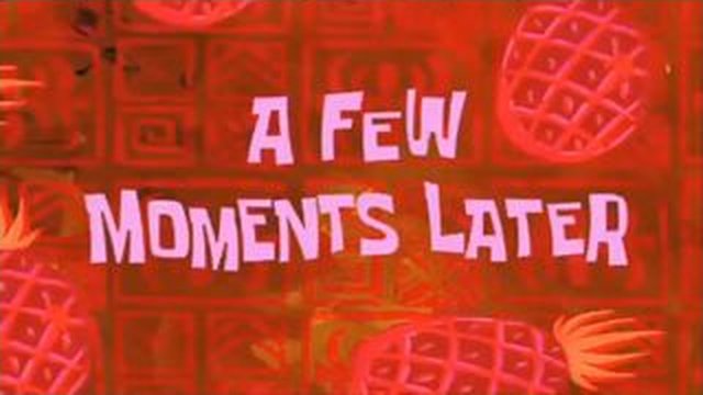A few moments later...