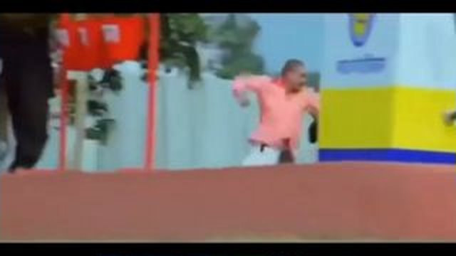 man runs to pump